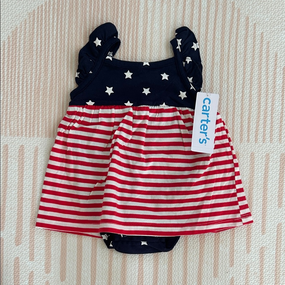 NB American Flag Outfit